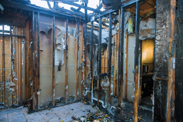 Professional Soot Cleanup technician working in Brookville, OH